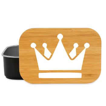 Crown White Birthday Gift Birthday Gifts - Lunch Box - black - Front