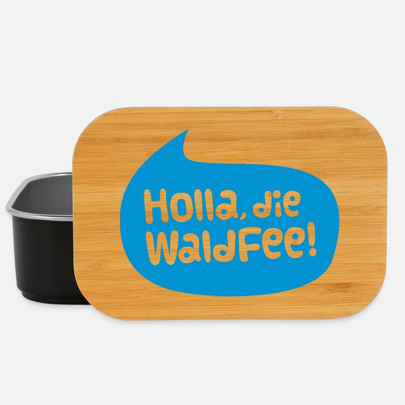 holla die waldfee - Lunch Box - Schwarz