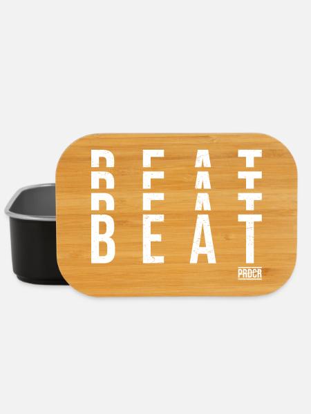 Beats Vertikale Typografie - Lunch Box - Schwarz
