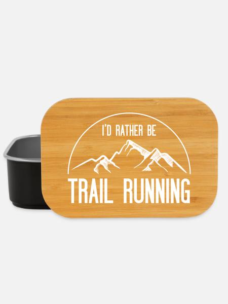 I'd Rather Be Trail Running - Lunch Box - black