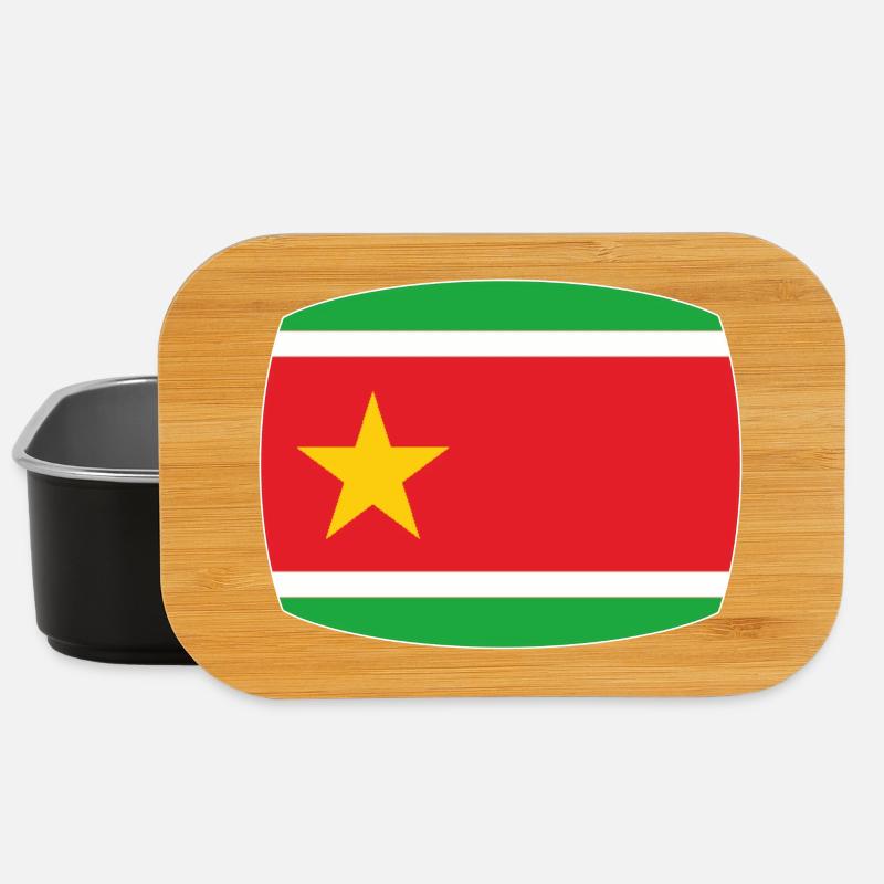 Drapeau de la Guadeloupe - Boîte à goûter - noir