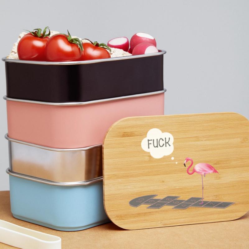 Flamingo with a problem Lunch Box