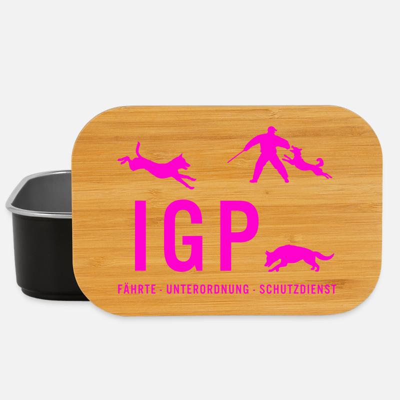 IGP Hundesport - pink - Lunch Box - Schwarz