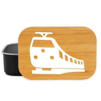 Train Driver Symbol | Color adjustable - Lunch Box - black - Front