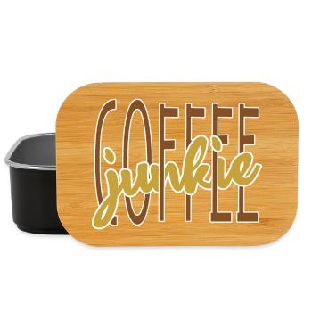 Coffee drinker coffee saying coffee lover - Lunch Box - black - Front