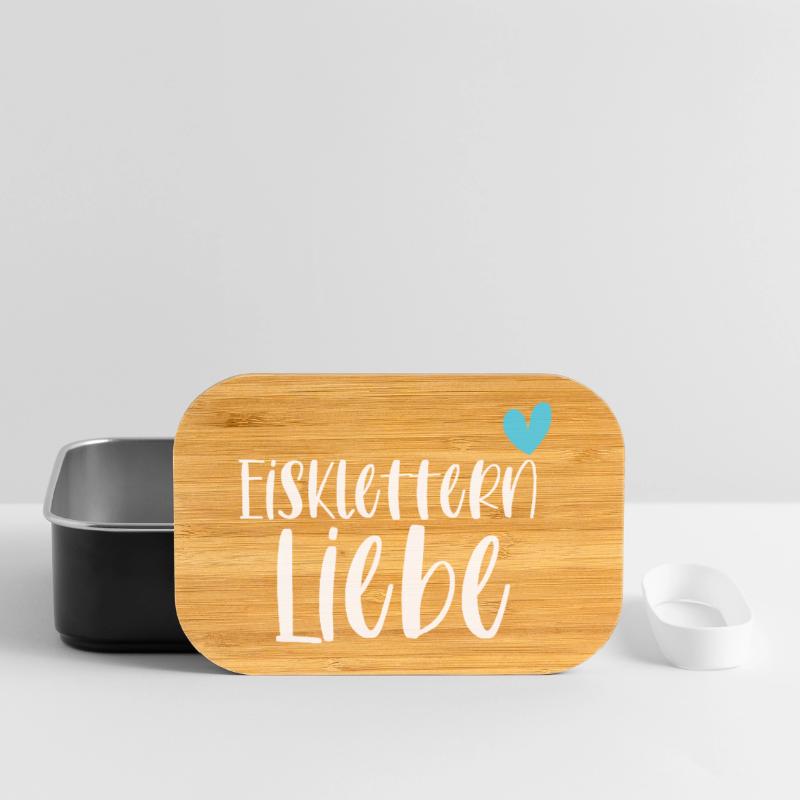 Klettern Eisklettern Liebe Eispickel Geschenk Lunch Box