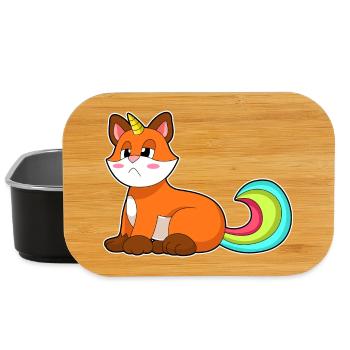 Fuchs Einhorn - Lunch Box - Schwarz - Vorne