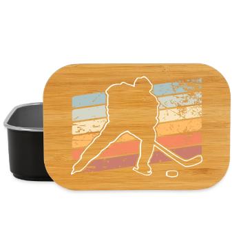 Eishockey  - Lunch Box - black - Front