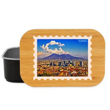 Napoli Skyline Vesuvio - Lunch Box - Schwarz - Vorne