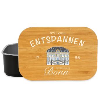 Bonn, stilvoll Entspannen, altes Rathaus - Lunch Box - Schwarz - Vorne
