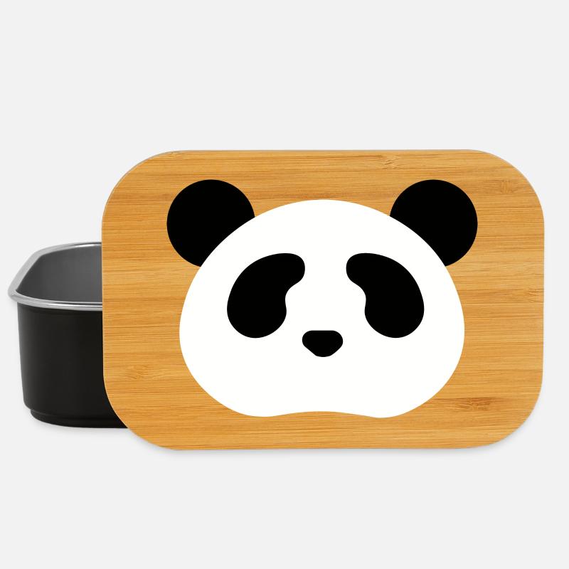 Panda Ours - Boîte à goûter - noir