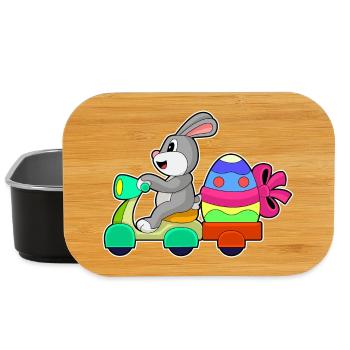 Bunny Easter Delivery Service - Lunch Box - black - Front