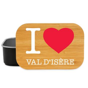 J’ADORE VAL D’ISÈRE - Boîte à goûter - noir - Devant