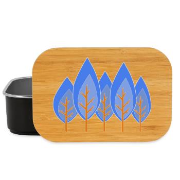 Arbres - Boîte à goûter - noir - Devant