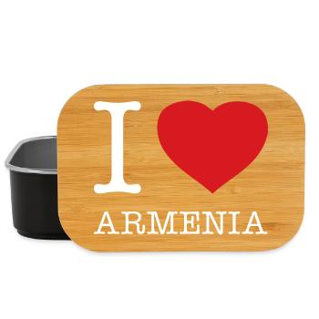 I LOVE ARMENIA Armenien - Lunch Box - black - Front