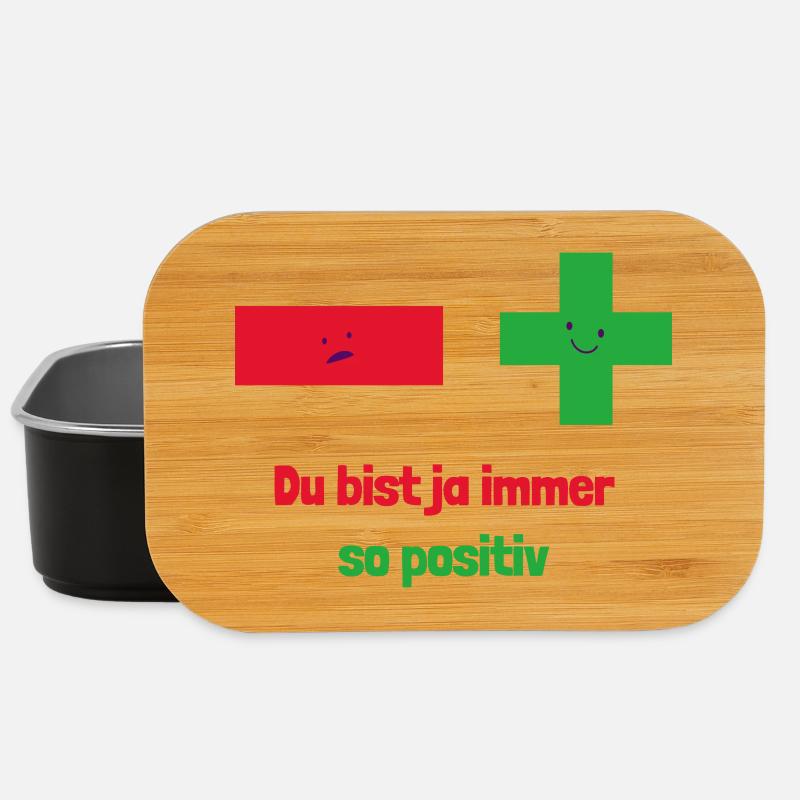 You're always so positive: Mathematical thinking - Lunch Box - black