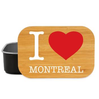 J’ADORE MONTRÉAL - Boîte à goûter - noir - Devant