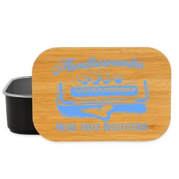 Mundharmonika - Meine treue Begleiterin - Lunch Box - Schwarz - Vorne