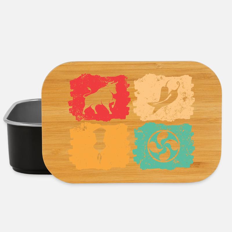 Vintage Basque Country – Solar Pulse - Lunch Box - black