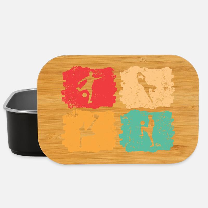Fußball-Vintage – Solar Pulse - Lunch Box - Schwarz