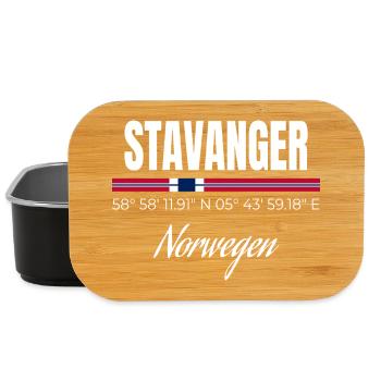 Stavanger - Lunch Box - Schwarz - Vorne