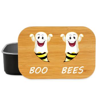 Buh-Bienen Halloween-Paar - Lunch Box - Schwarz - Vorne