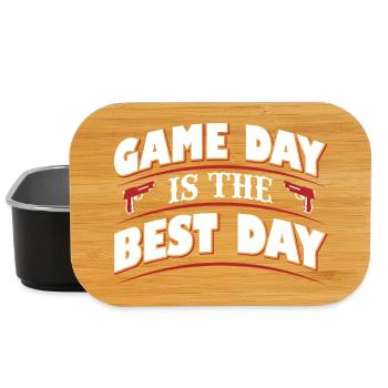 Game Day is the best - Lunch Box - black - Front
