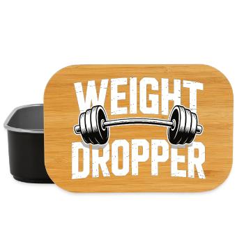 Weight Dropper – Gym Dumbbell Weight Exercise - Lunch Box - black - Front