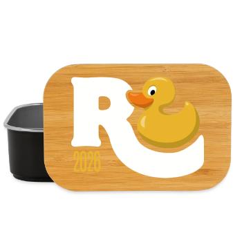 Gummy Duck Pension 2026 - Retraite - Pension - Boîte à goûter - noir - Devant