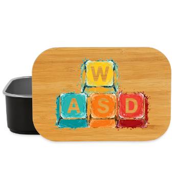 WASD Gaming Tasten - Lunch Box - Schwarz - Vorne