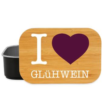 I love mulled wine - Lunch Box - black - Front