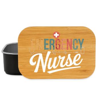 Emergency Nurse Emergency Design - Lunch Box - black - Front