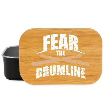 Fear The Drum Line Vintage Drumsticks Music Design - Lunch Box - Schwarz - Vorne