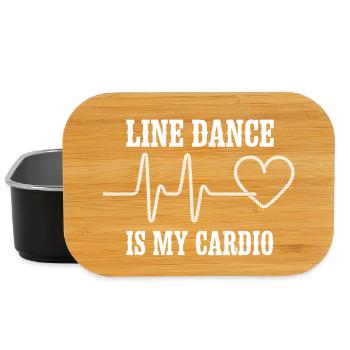 Line Dance Cardio Herz - Lunch Box - Schwarz - Vorne