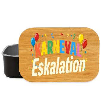 Karneval Eskalation - Lunch Box - Schwarz - Vorne