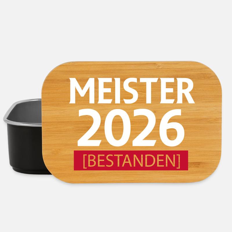 Meister 2026 - Lunch Box - Schwarz