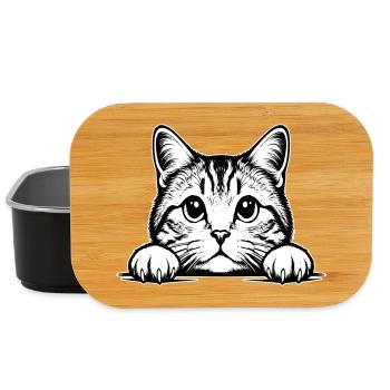 Scottish Straigh Katze - Lunch Box - Schwarz - Vorne
