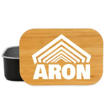 First name Aron - Lunch Box - black - Front