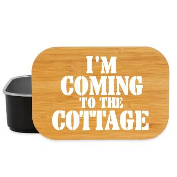 J’arrive au cottage - blanc - Boîte à goûter - noir - Devant