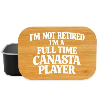 Vollzeit Canasta-Spieler - Lunch Box - Schwarz - Vorne
