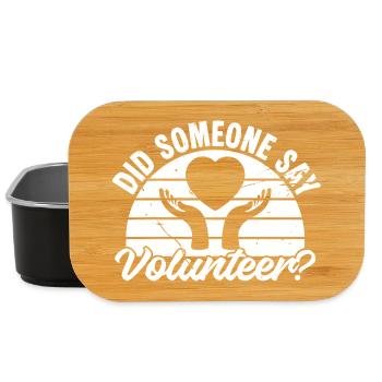Social Worker Quote Did Someone Say Social - Lunch Box - black - Front