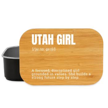 Utah Girl: Werte und Fokus - Lunch Box - Schwarz - Vorne