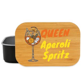 Aperoli Queen – Summer, Spritz & Fun - Lunch Box - black - Front