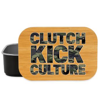 Camouflage Clutch Kick Culture Car Tuning Scene - Lunch Box - black - Front