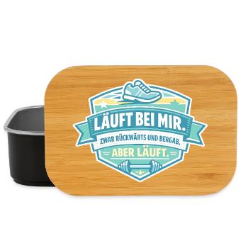 Runs backwards for me - Lunch Box - black - Front