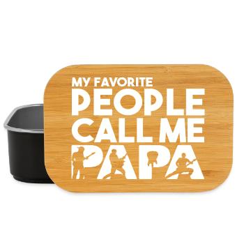 My Favorite People Call Me Papa Lead Guitarist - Lunch Box - black - Front