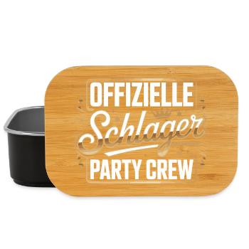 Schlager Party Crew Mallorca Festival JGA Malle - Lunch Box - Schwarz - Vorne