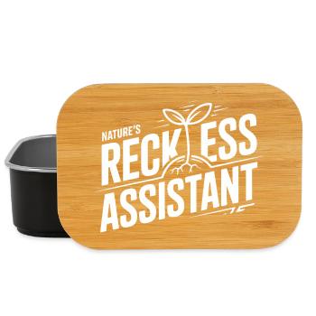 Der rücksichtslose Assistent der Natur - Lunch Box - Schwarz - Vorne