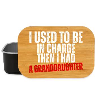 Be in Charge Then I Had A Daughter Funny dad - Lunch Box - black - Front