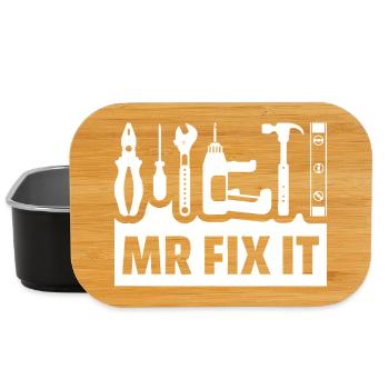 Silhouette de la boîte à outils MrFixIt - Boîte à goûter - noir - Devant